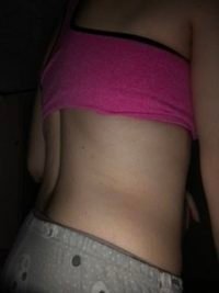 Fellow One Research Body Type Shape Quiz #2 Side Back, The Four Body Types Research Participant 431, Body Type Three (BT3) Female