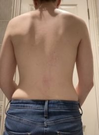 Full-Back Image - Body Type Two (BT2) Female - Fellow One Research Body Type Shape Test/Quiz - The Four Body Types Research Participant 559