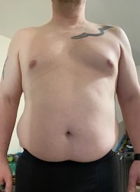 Body Type Three (BT3) Male - Fellow One Research Body Type Shape Test - The Four Body Types Research Participant 544