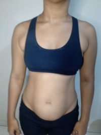 Body Type Two (BT2) Female - Fellow One Research Body Type Shape Test - The Four Body Types Research Participant 554