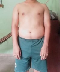 Body Type Two (BT2) Male - Fellow One Research Body Type Shape Test - The Four Body Types Research Participant 686